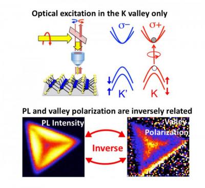 WS2 optical excitation and PL intensity map (NRL)