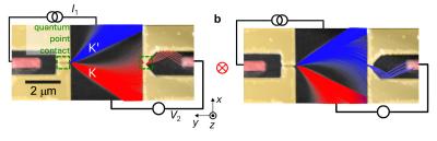 Graphene-based valley-polarized current (TU Delft)